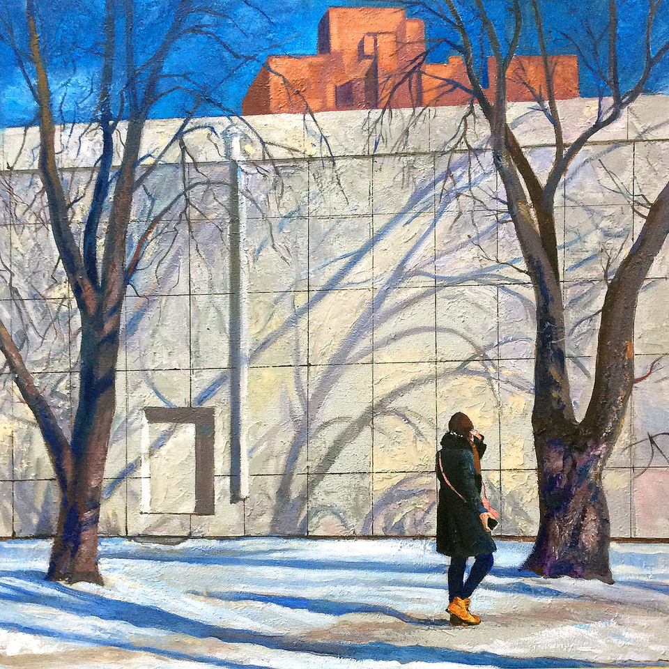 Frühling, 2018. 95x82cm, oil on canvas