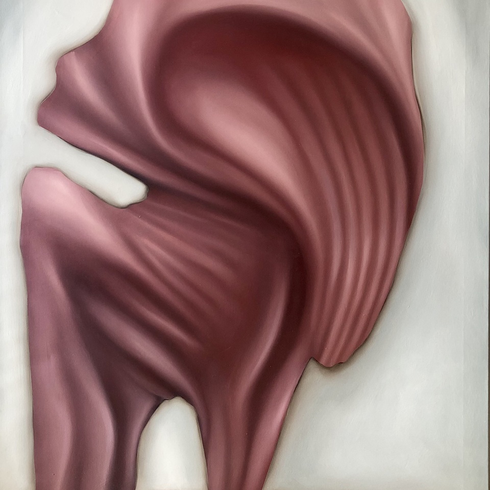 Subsidence, oil on canvas, 2022., 120x100cm