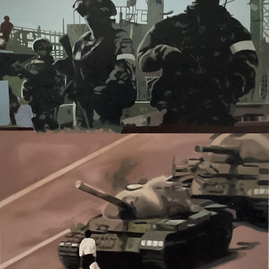 Totalitarianism, 140x100cm, Oil on Canvas