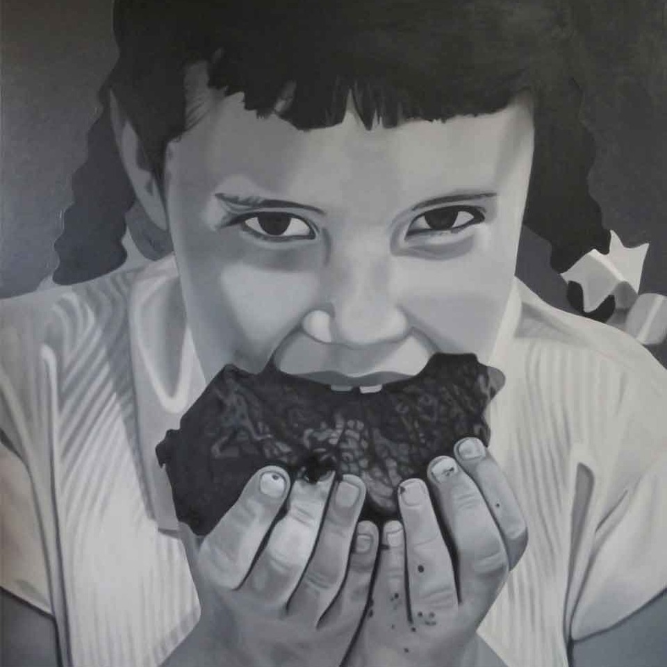 Children, 140x140cm, Oil on Canvas