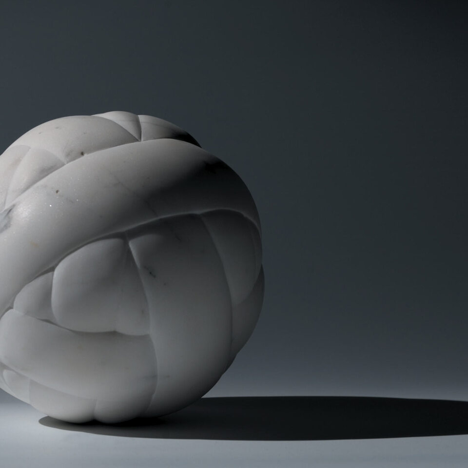 Ball, 2005, White Carrara Marble Statuario, Radius=25 cm