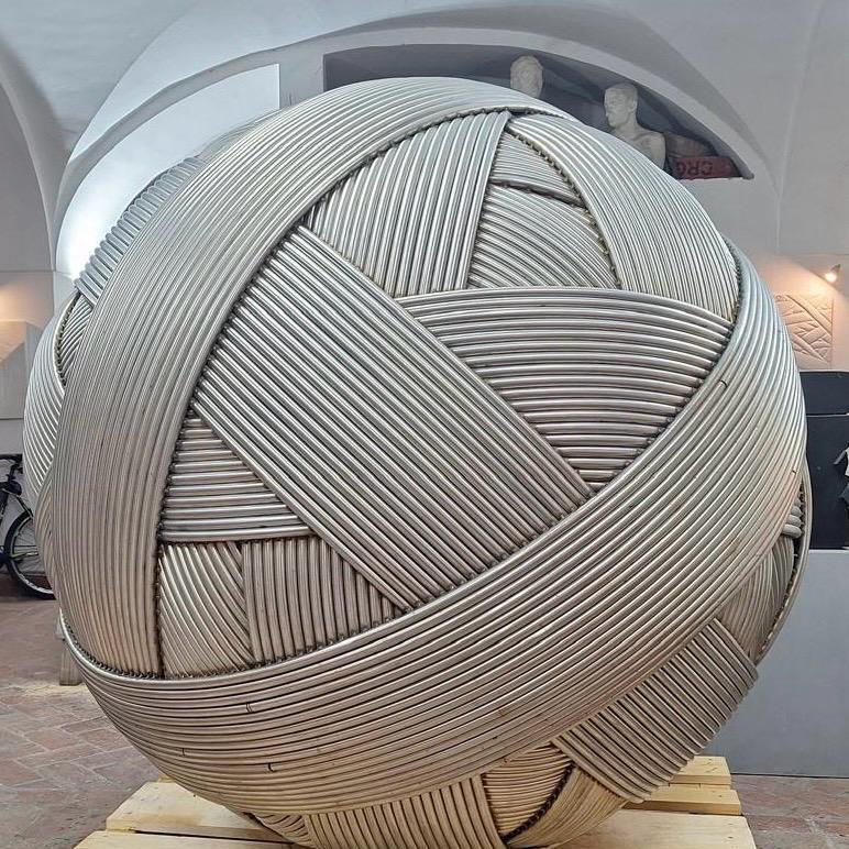 Ball, Stainless Steel Tube, Diameter 18cm, 45kg