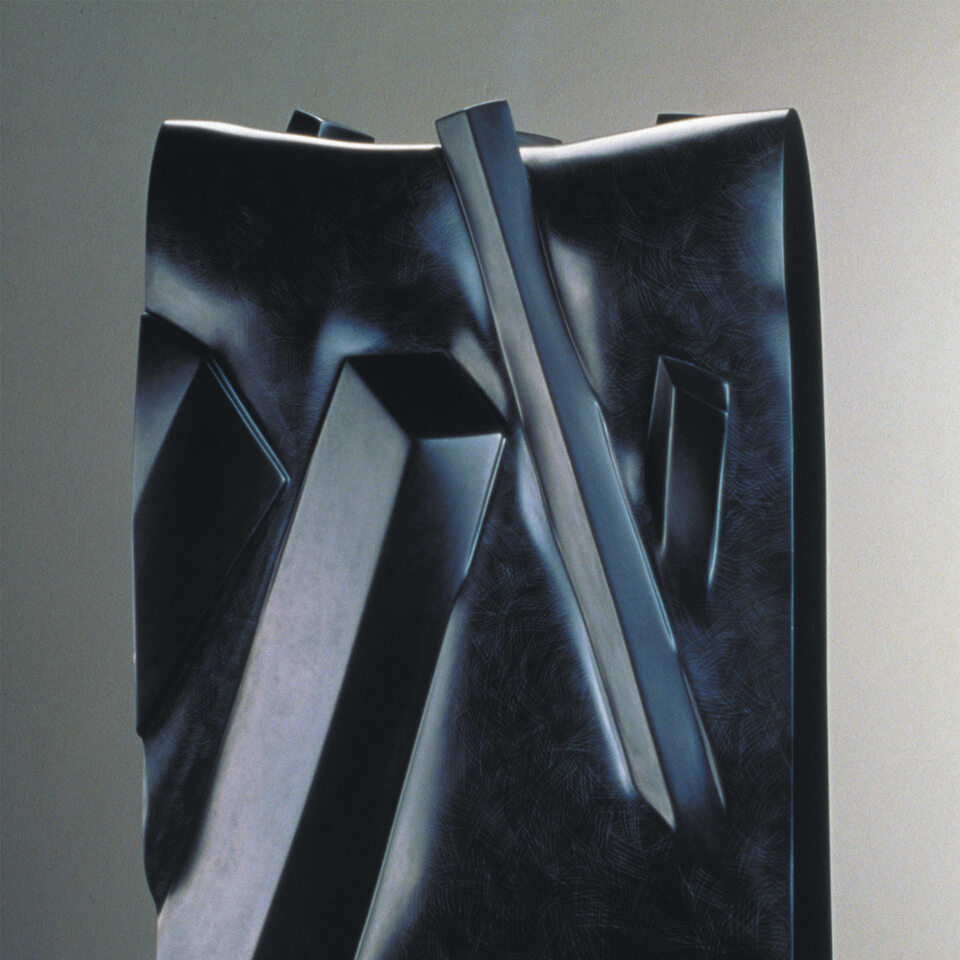 Shadow Over My Valley, 2003, Black Belgian Marble, 120x75x30 cm