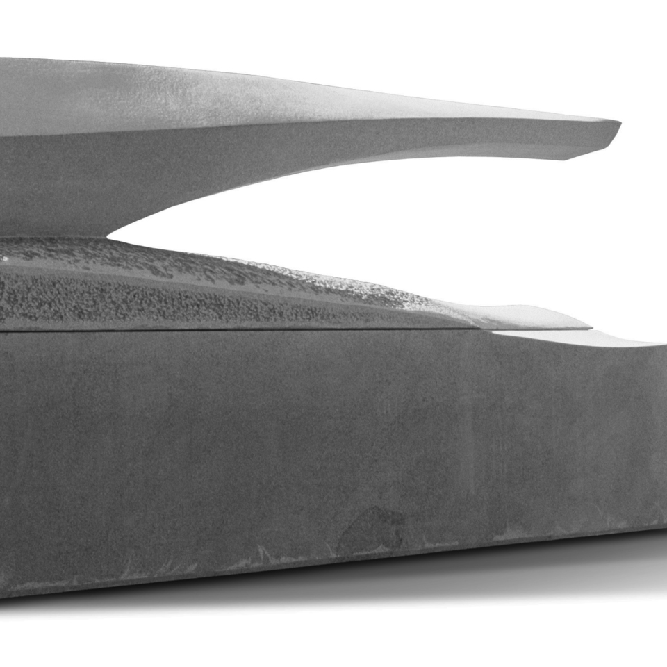 The Flight I, 2001, Granite, 260x80x130 cm, Seolbong Park, Icheon, South Korea