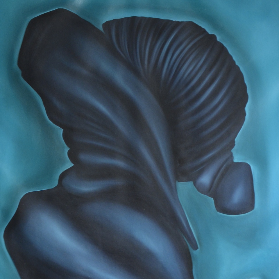 Lazy Thinker,  oil on canvas, 150x100cm