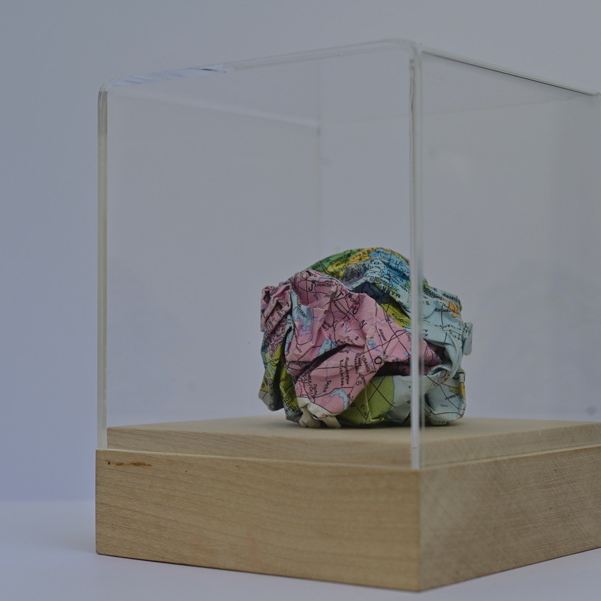 Globe 2019, Mixed Media, 15x18cm