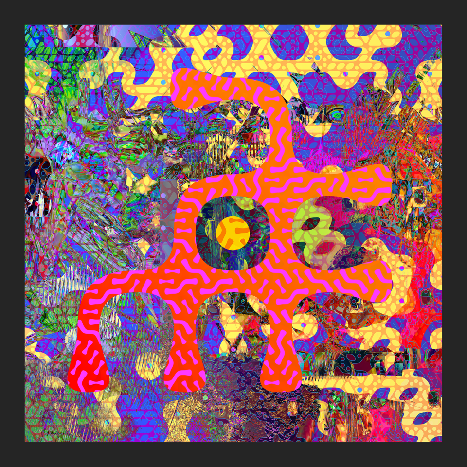 Tryptich_ Imaginary Forces_ Leviathan, New media, acrylic glass, 150x150cm