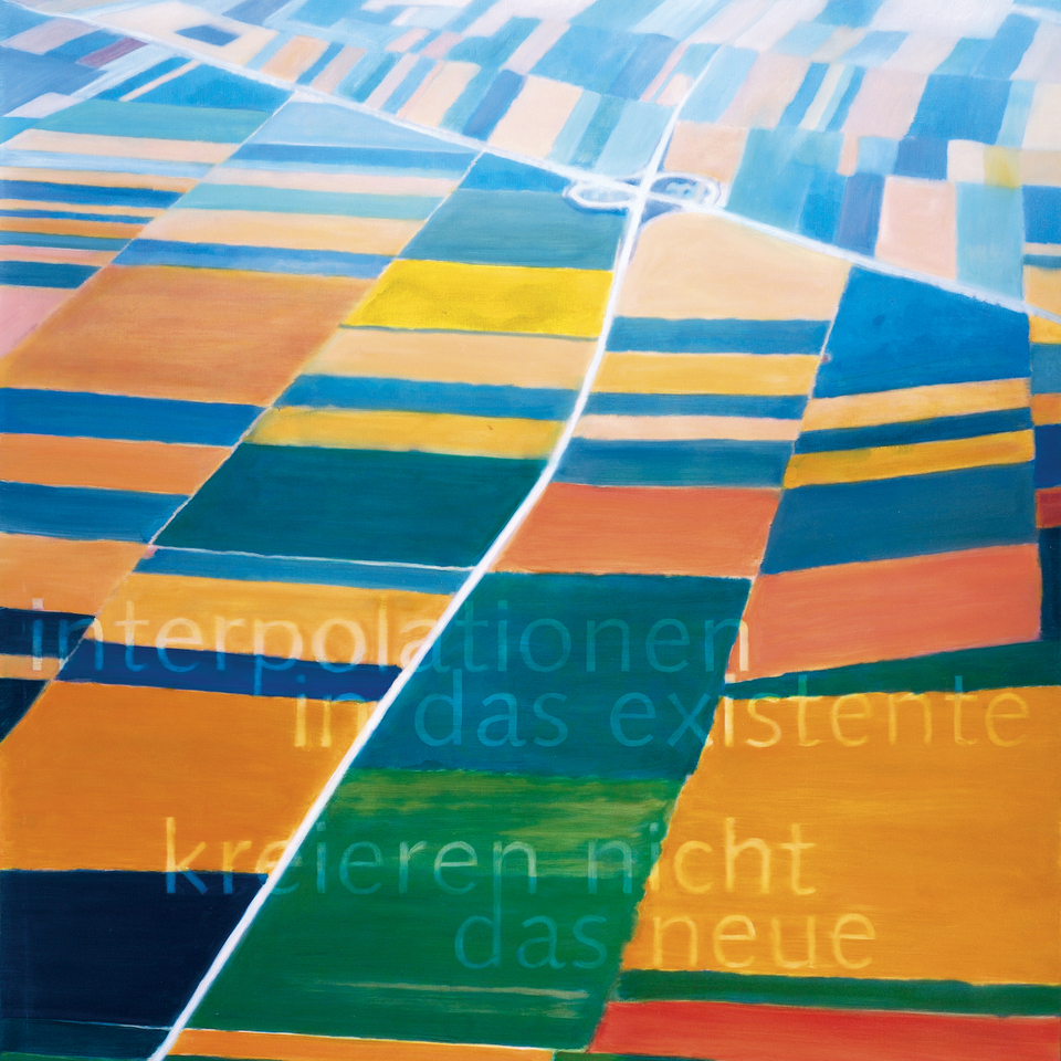 Airborn42, FIELDS  2003-2006  computer aided painting  canvas  alustretch  200x165x4cm, unique