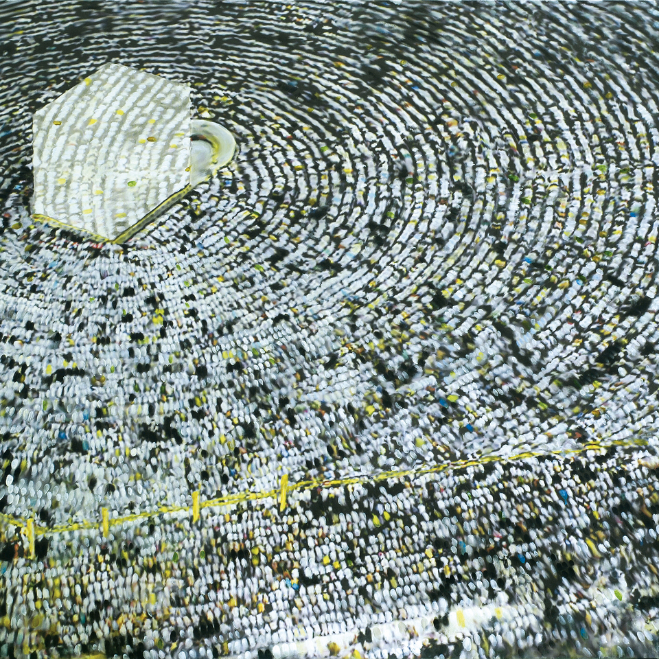 Airborn45, TOKEN OF AFFECTION  2007  computer aided painting  canvas  alustretch  120x160x4cm,  unique